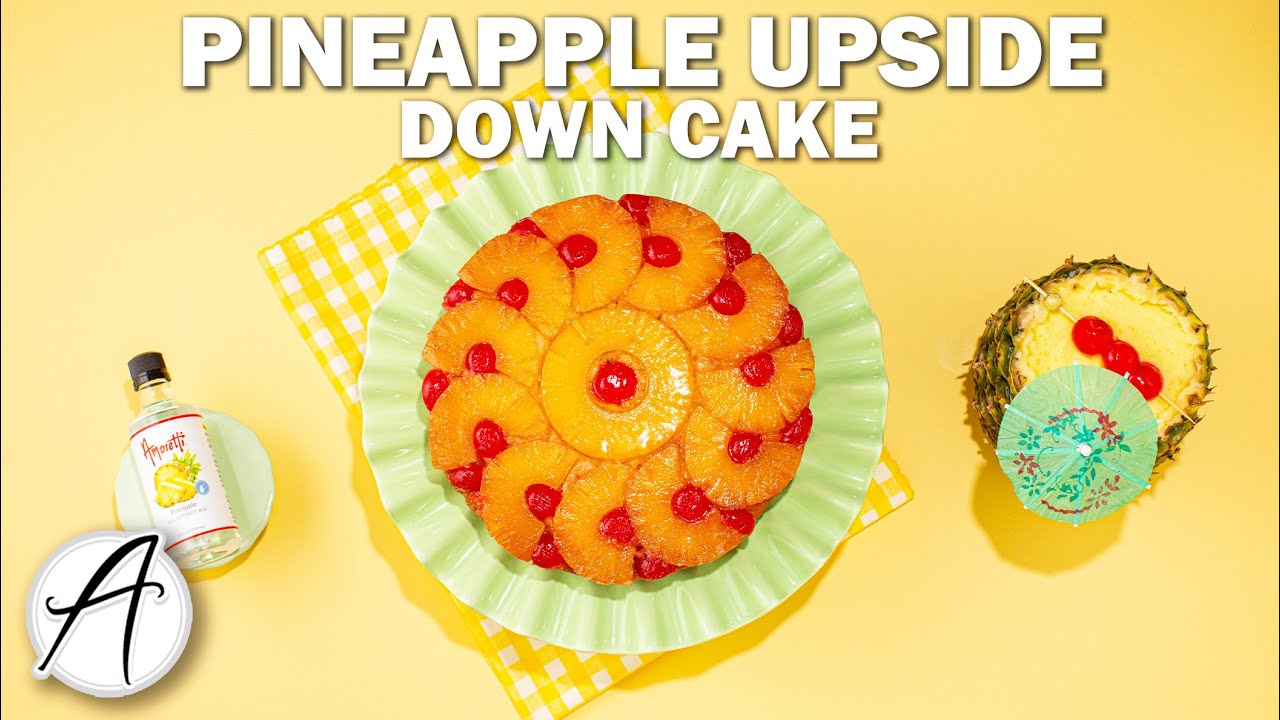How to make Pineapple Upside Down Cake | Classic Pineapple Cake recipe from scratch