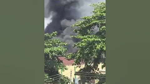 Ikoyi Prison on fire