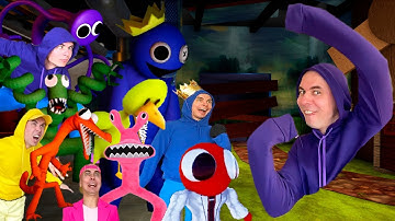 FNF x Rainbow Friends VS. G Alphabet Lore In Real Life