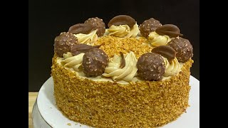 Gâteau étage similaire au layer cake لاير كيك سهل التحضير لكل مناسبة بنكهة اللوتس