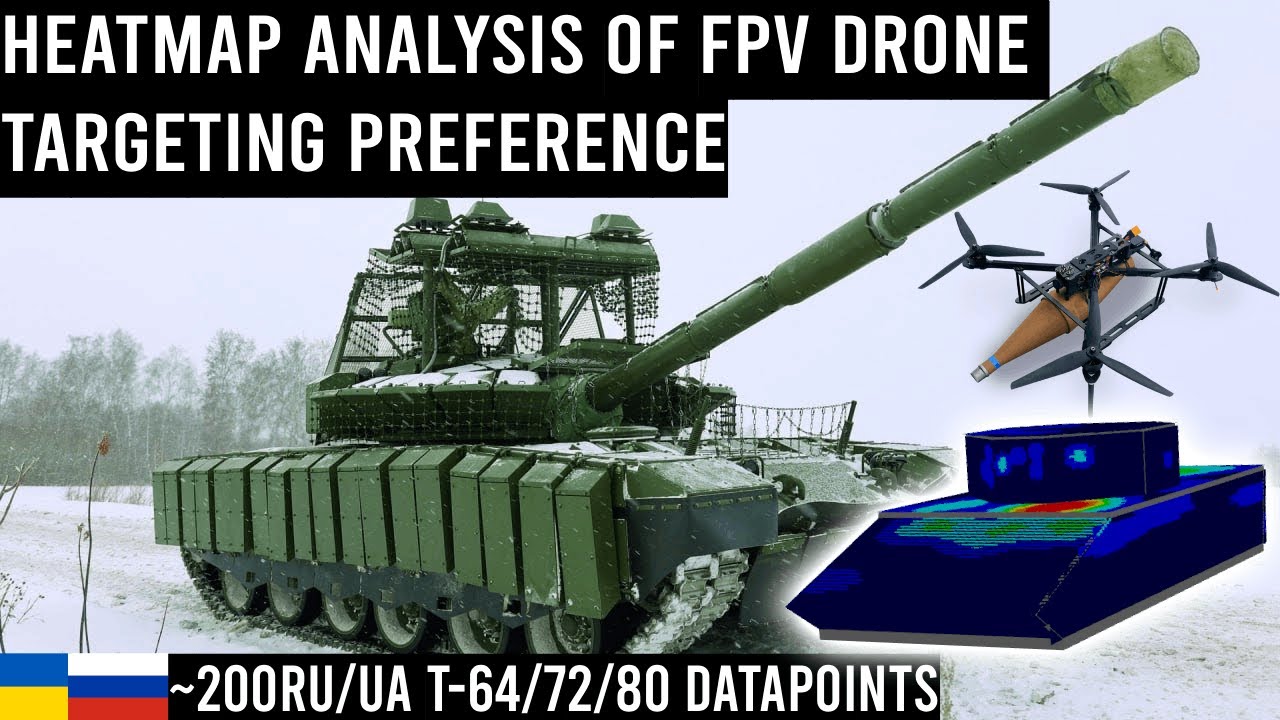 Heatmap Analysis of FPV Drone Targeting Preference on MBTs