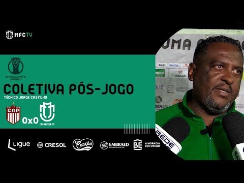 Coletiva pós jogo - Patrocinense 0 x 0 Maringá FC - 5ª Rodada - Série D 2023