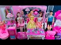 10 Minutes Satisfying with Unboxing Pink Barbie Doll Bedroom,Kitchen Collection Review Toys | ASMR