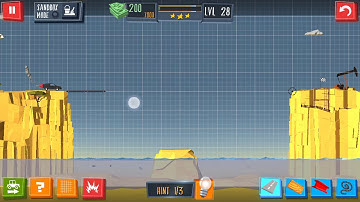 Build a Bridge Level 28 Android 3 star Walkthrough