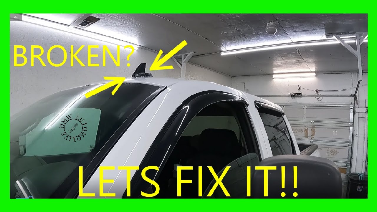 How To Fix Roof Antenna On A Silverado - YouTube