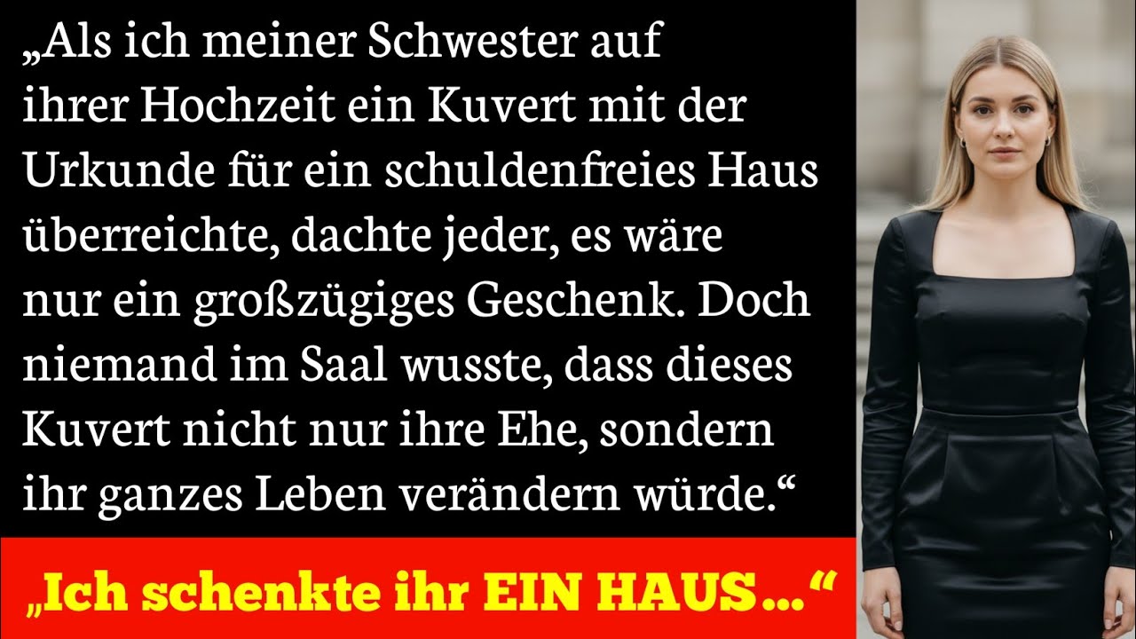 Sie unterschätzte mich jahrelang – bis ich ihr auf der Hochzeit ein Haus schenkte