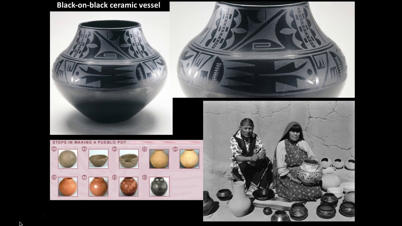 166 Black on Black ceramic vessel YouTube