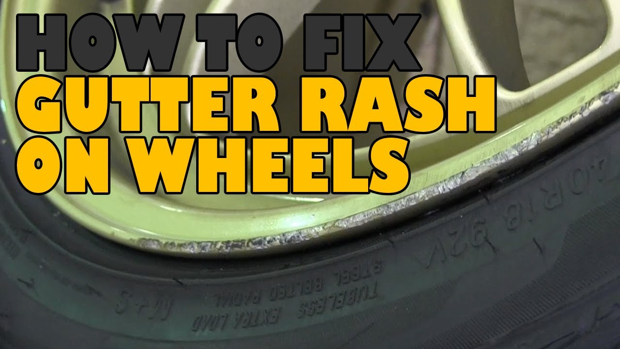 How To Repair Gutter Rash Scratched Wheels Youtube