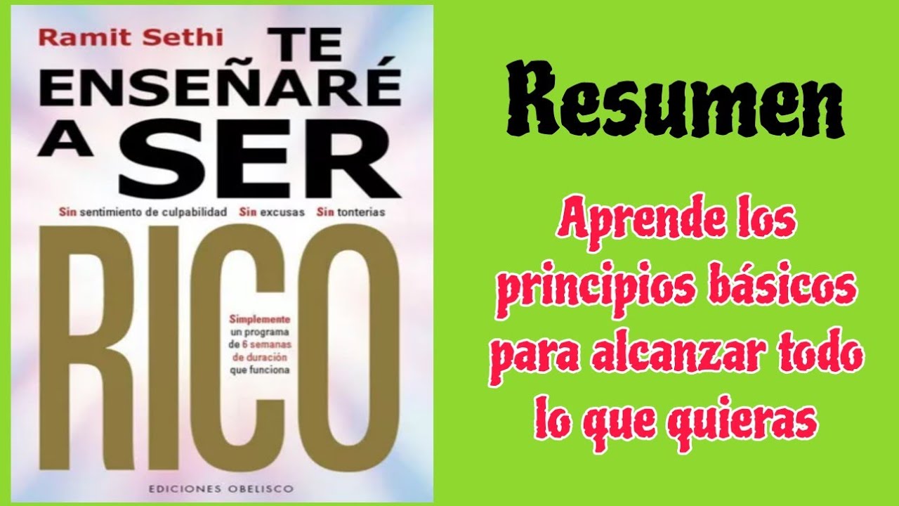 Audiolibro. TE ENSEÑARE A SER RICO 💸🤑 ( RESUMEN ) #riqueza#finance# ...
