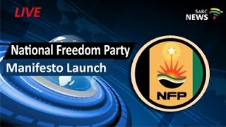 National Freedom Party election manifesto launch, 18 July 2016
