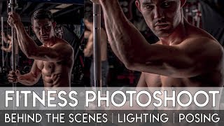 FITNESS PHOTOSHOOT | BTS | Behind The Scenes | Lighting a Male Model