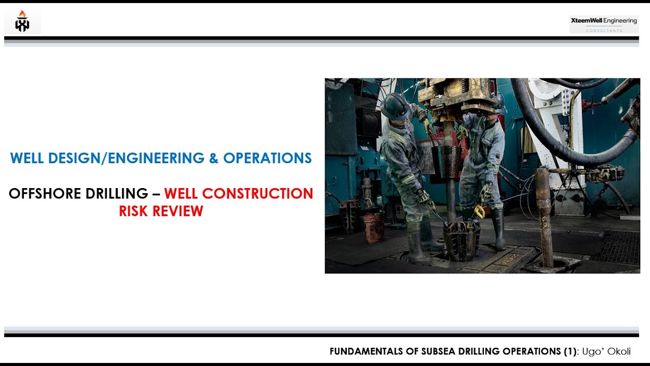 Fundamentals of Subsea Drilling Operations (b: Well Construction Risk ...