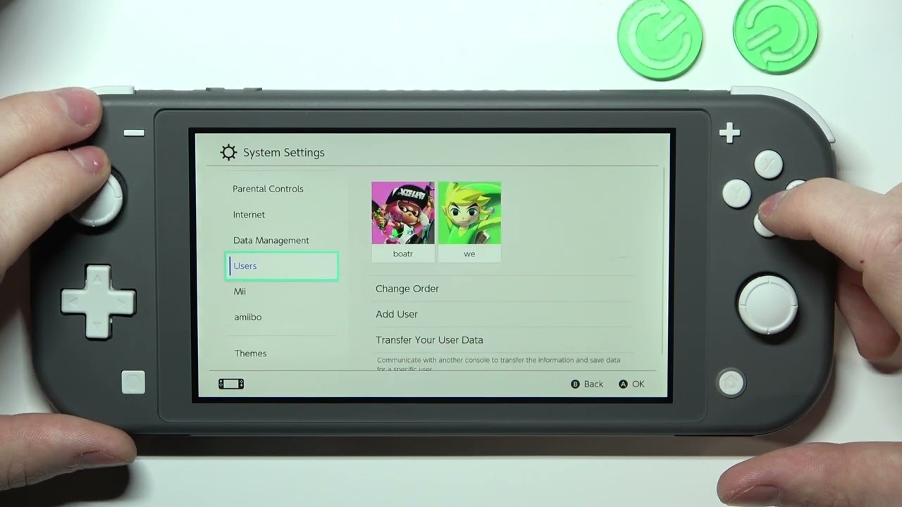 Nintendo Switch Lite How To Change Light & Dark Theme - YouTube