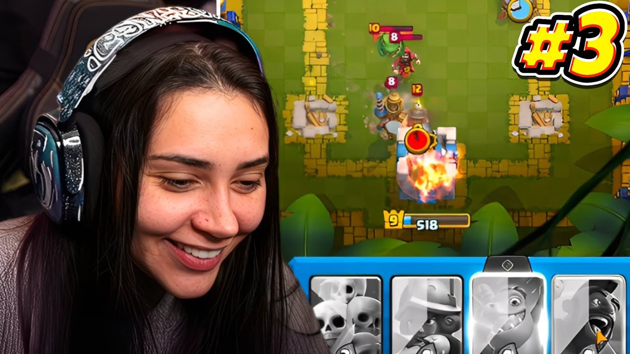 CORINGA TENTOU ENSINAR A TAINA JOGAR CLASH ROYALE! 😂 | EP 3