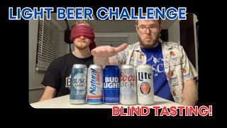 LIGHT BEER BLIND TASTING CHALLENGE!