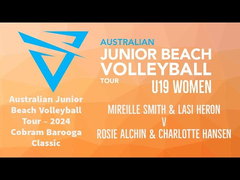 Australian Junior Beach Volleyball Tour 2024 U19 Women S Cobram Barooga Classic