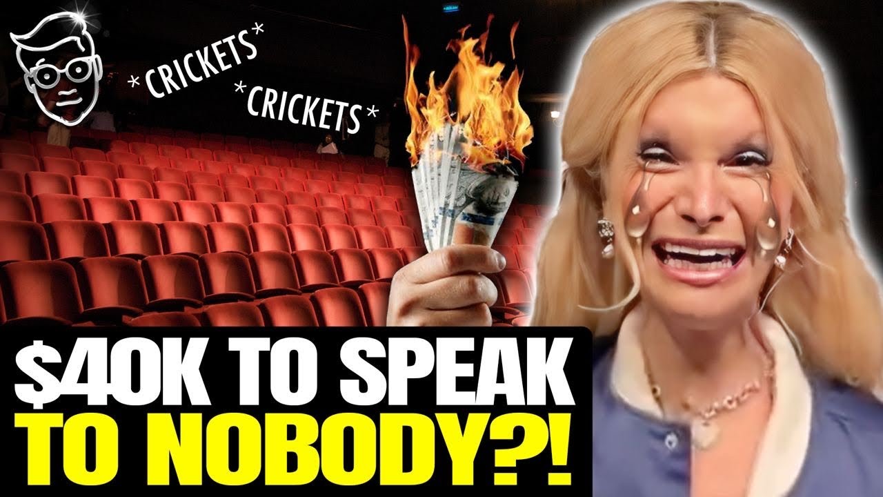 YIKES! New HUMILIATING Video Shows EMPTY ROOM For Dylan Mulvaney Speech | ‘We Paid $40K For This?’👀