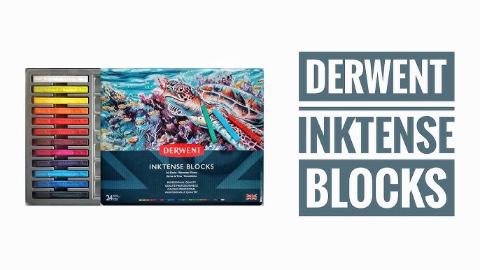 Beginner Lesson - How to Use Derwent Inktense Blocks 