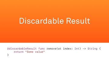 Discardable Result