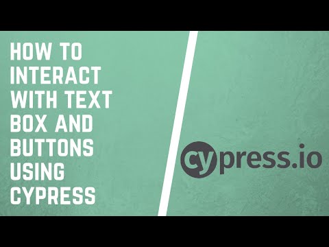 Cypress - Interacting