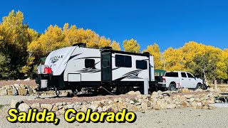 Salida, Colorado ( Strong Winds and First Snowfall for Big Haul 2021)