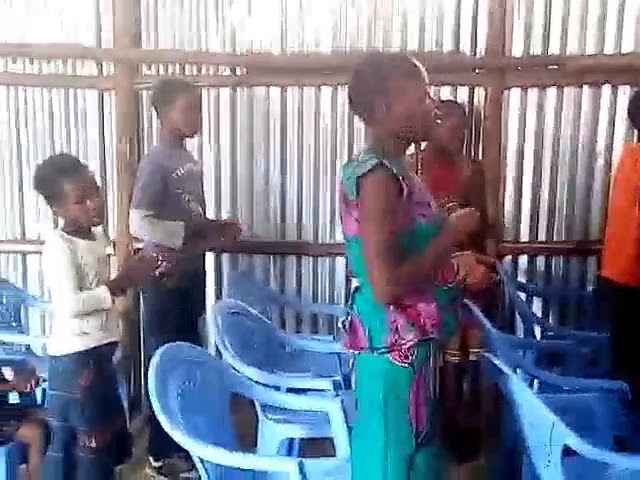 Children Signing to Jesus WFF Kibera Slum 4 1 2018