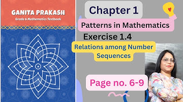 CLASS 6 CH.1 PATTERNS IN MATHEMATICS #ganitaprakash #newncertbook 2025-26