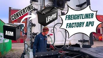 Convert AGM to Lithium Batteries for Freightliner Factory Installed Electric APU