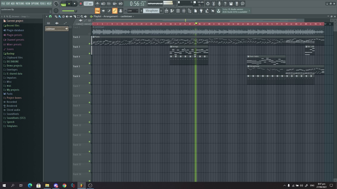 DELTARUNE - My Castle Town (FL Studio 20 Recreation)