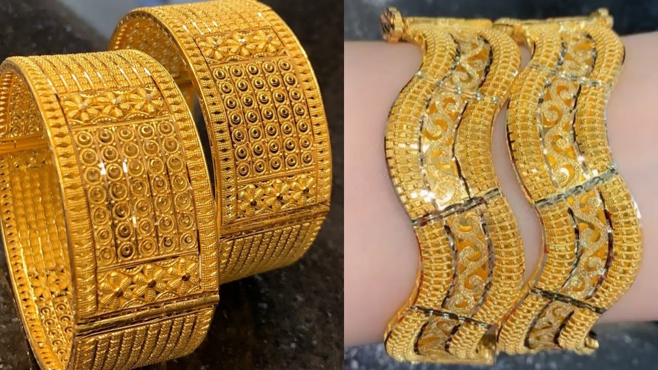 Latest Gold Bangles Designs | Jewellery Korner - YouTube