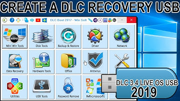 How to Create a DLC Boot 3.4 Live OS Recovery USB and a Look Inside 2019 Guide