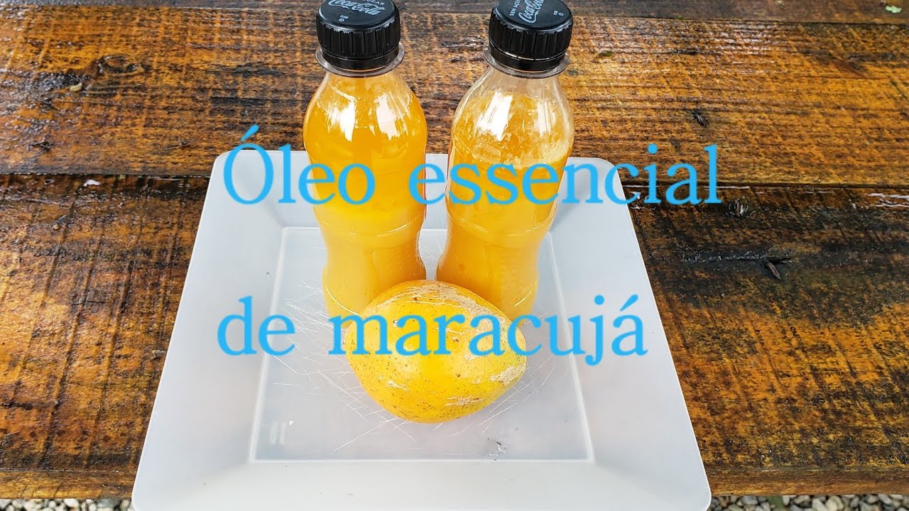 Como fazer  óleo                essencial da casca  de maracujá ou maracugina