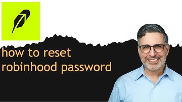 how to reset robinhood password