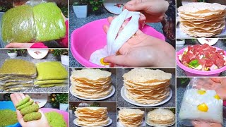 تحضيرات عيد الاضحي🐑رقاق العيد الناشف وكفته الرز وكباب الفريك الفلاحي وتنضيف الممبار بسرعه الصاروخ👌