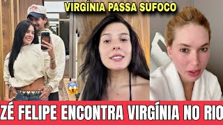 Zé Felipe meets Virgínia and leaves his children in Rio to reunite with Ana Castela.