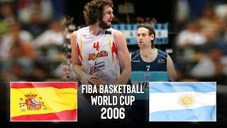 #THROWBACK Spain 🇪🇸 v Argentina 🇦🇷 - Classic Full Games | FIBA Basketball World Cup 2006