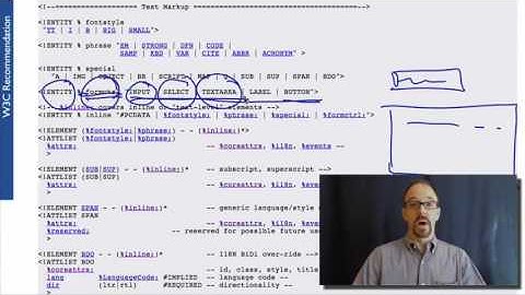 Metadata MOOC 3-6: HTML DTD