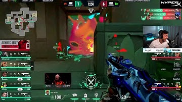 Tarik Reacts To The Most INSANE Raze Ult From FNC Derke Vs LOUD | VCT Champions 2023