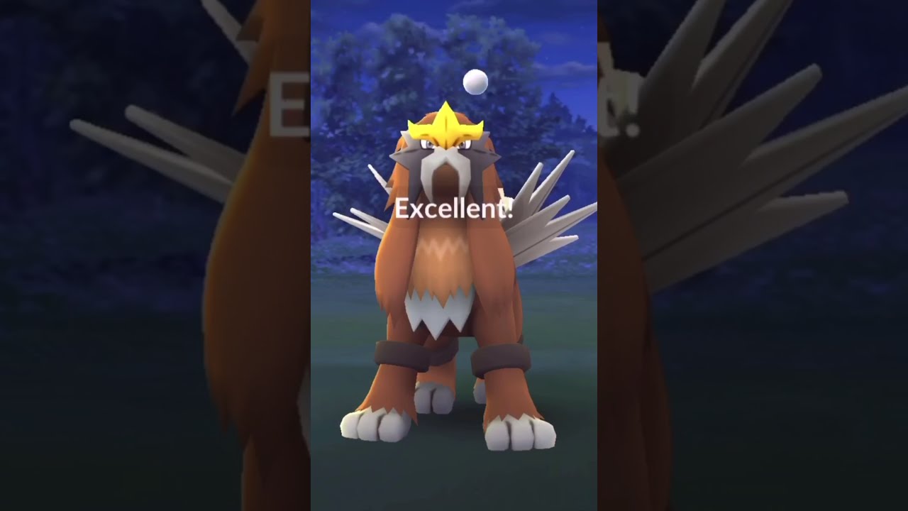 Pokemon Go Raid Capture - SHINY LEGENDARY ENTEI! - YouTube