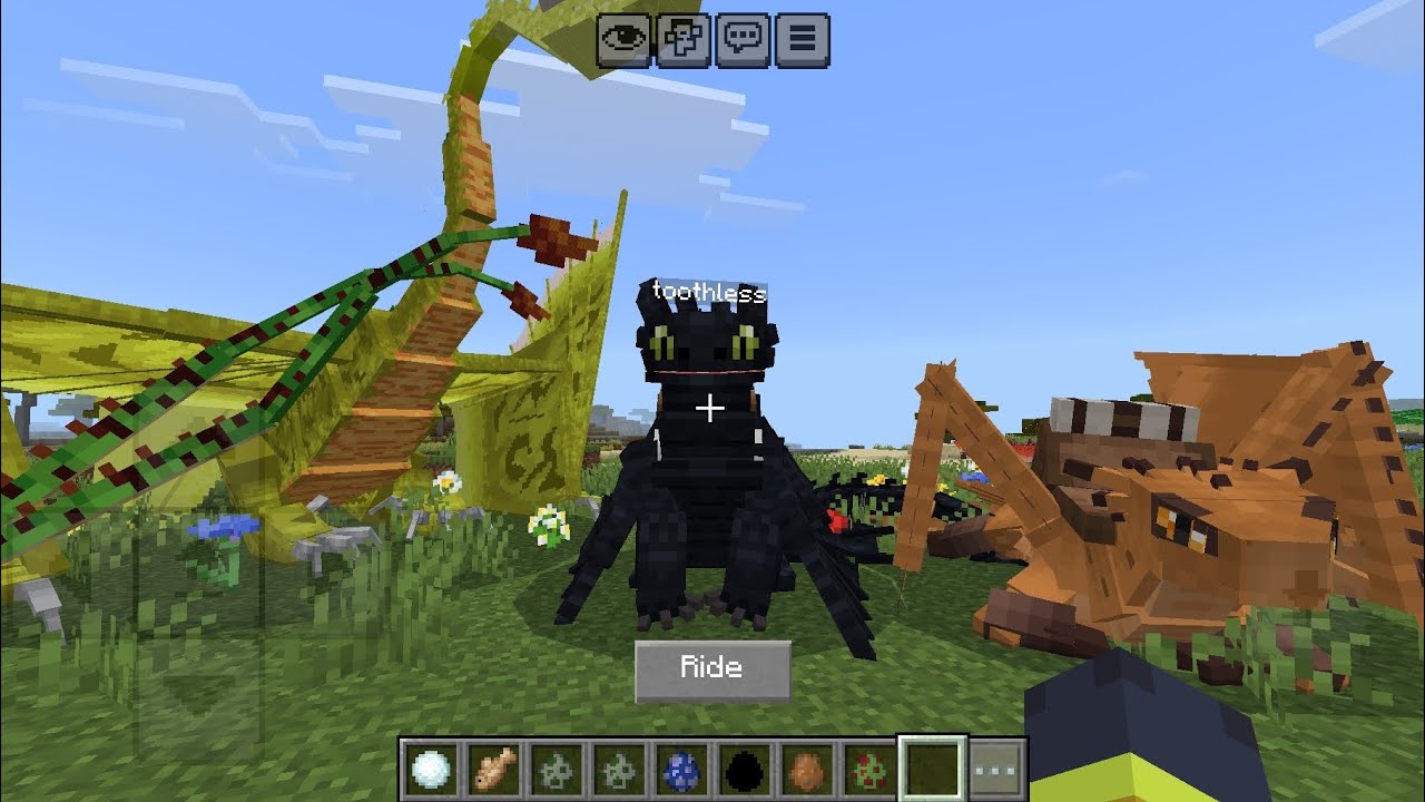 How to Train your Dragon (Age of Berk) MOD in Minecraft PE - YouTube