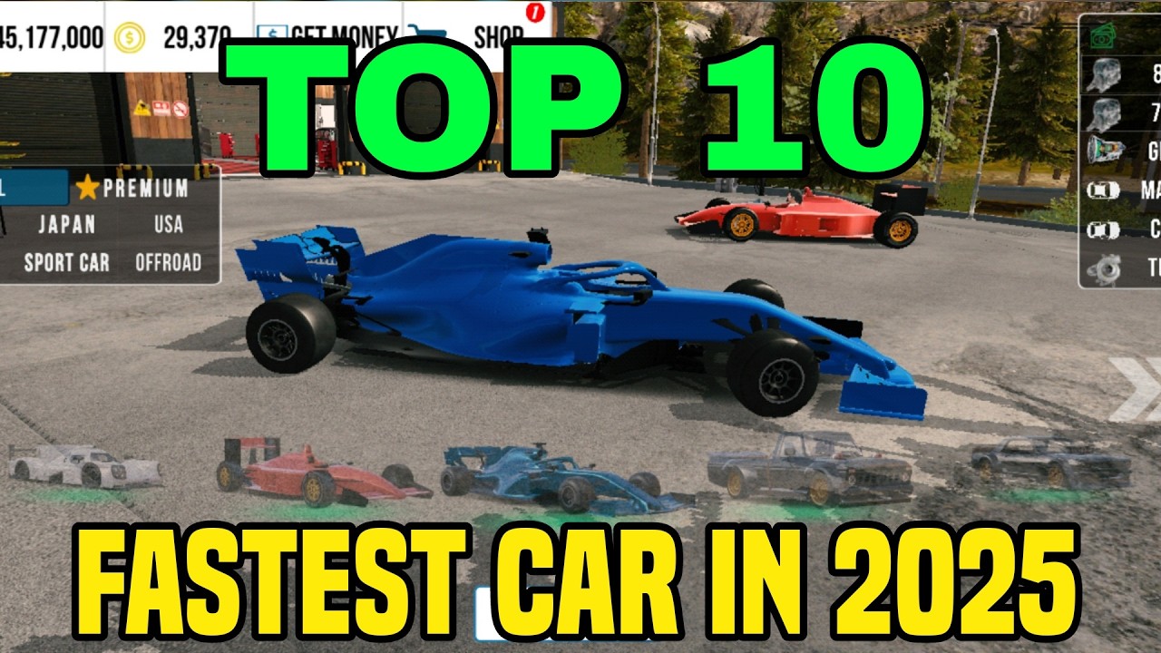 Топ-10 самых быстрых автомобилей по версии CPM в 2025 году