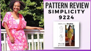 A Fun Floral Summer Wrap Dress using Mimi G for Simplicity 9224