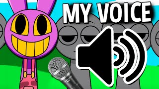 SPRUNKI JAX BUT WITH MY VOICE 😂