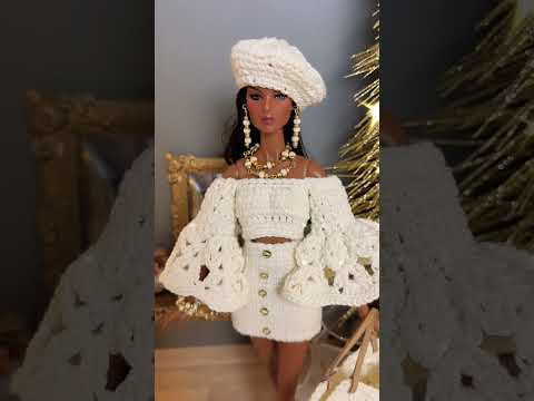#fashionroyalty Ayumi Nakamura in #handmade outfit #barbiecollection #dollhousedecor #barbiecrafts