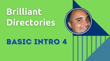 Basic Intro 4 - Customizing Brilliant Directories