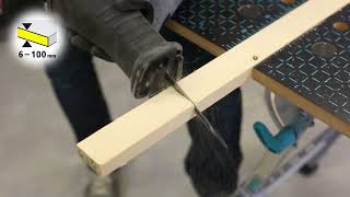 CV Sabre Saw Blades, wood and plastic, fine curved cut