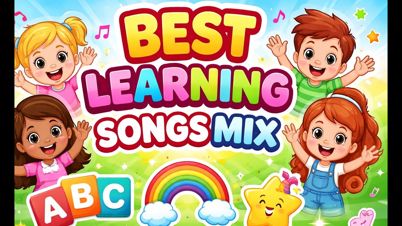 🌈🎶Best Learning Songs Mix for Kids 🔤 - YouTube