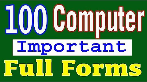 100+ Computer Full Forms || All Full Form of Computer, Hardware, Networking & Internet