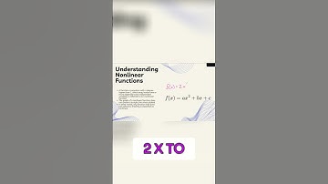 Non-Linear Functions: Equations Explained Simply!