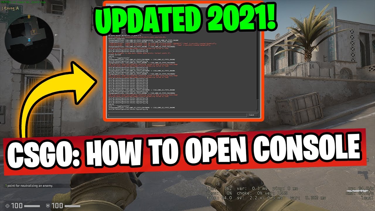 CSGO How to Open Console 2021 - YouTube